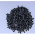 Schwarze Plastikrohmaterialpellets